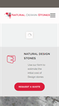 Mobile Screenshot of naturaldesignstones.com